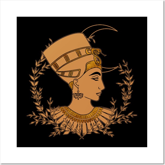 Nefertiti Wall Art by SnugglyTh3Raven